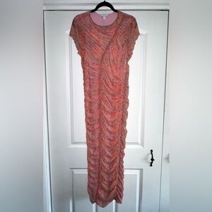 Topshop Floral Midi Dress